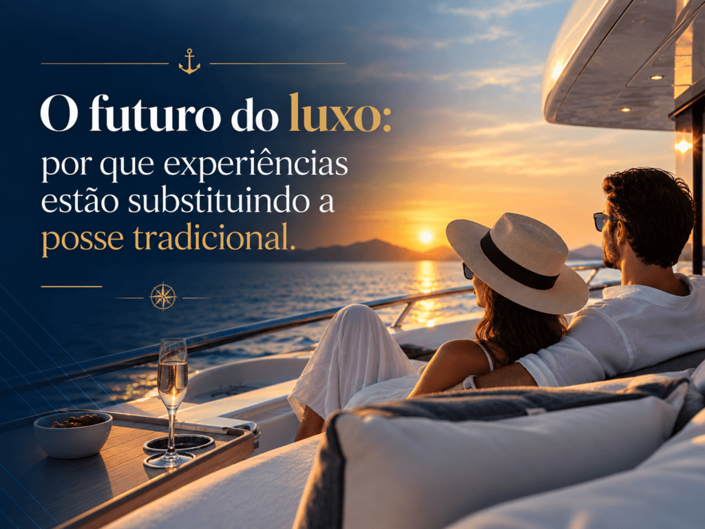 O futuro do luxo: por que experiências estão substituindo a posse tradicional.